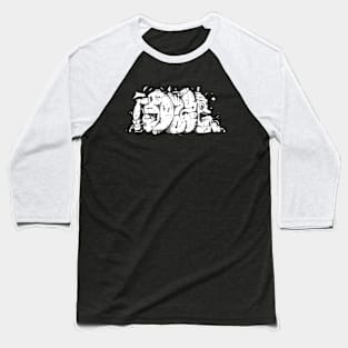 the big foot Graffiti Baseball T-Shirt